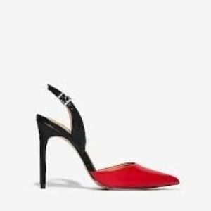 Express  red and black high heels